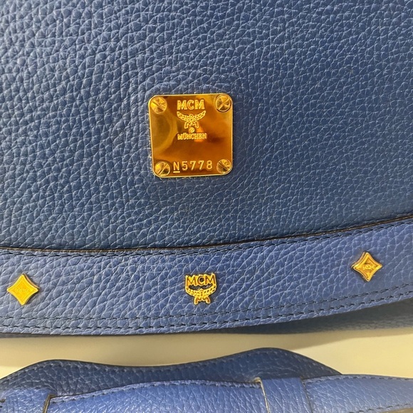 MCM BLUE 2WAY BAG - Picture 3 of 16